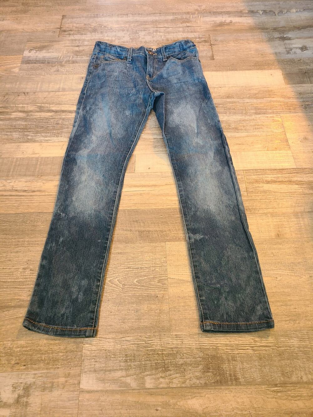 Crazy 8 size 10 rocker acid wash straight leg kids jeans
